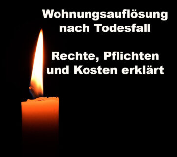 Wohnungsauflösung nach Todesfall – Rechte, Pflichten und Kosten erklärt